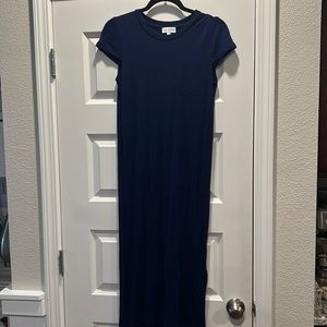 Blue maxi dress